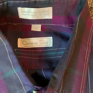 Vintage Christian Dior men’s large button up